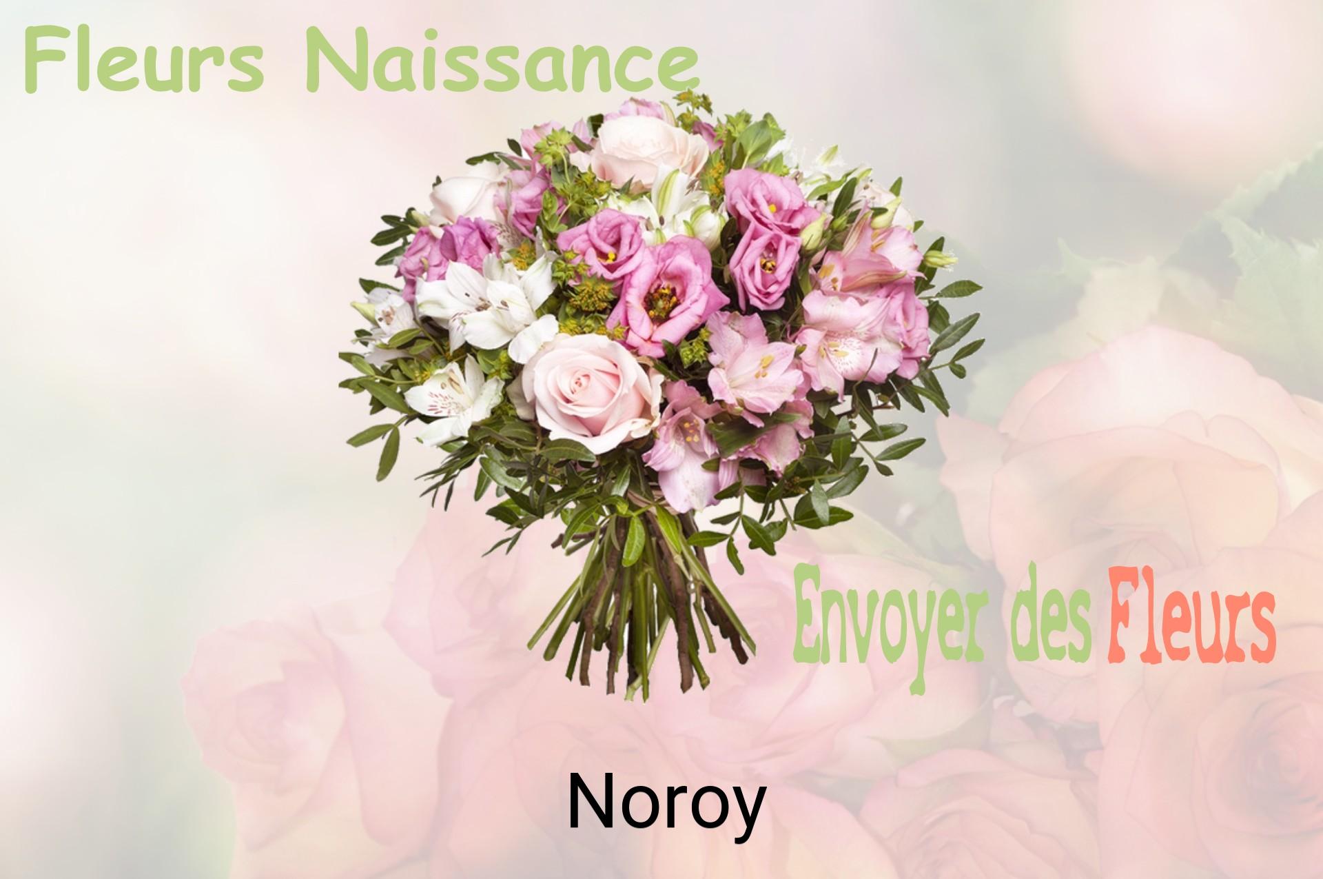 Bouquet de fleurs de naissance livré à Noroy